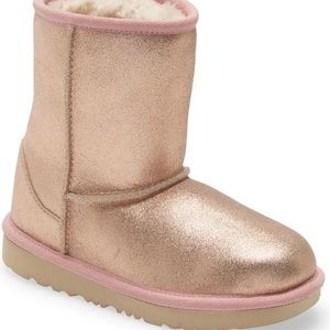 Classic Short Glitter Rose Gold UGG